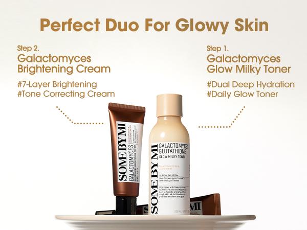 [SOME BY MI] Galactomyces Glutathione Glow Milky Toner 6.76oz, 200ml - Hydrating Korean Milky and Rice Toner with Glutathione  - Korean Skin Care
