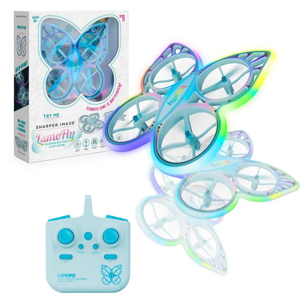 Sharper Image Drone Lumo Fly - Purple/Pink Sharper Image Drone Lumo Fly - Purple/Pink