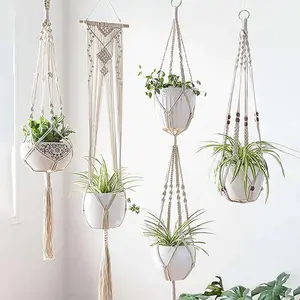 Macrame plant hanger | artificial hanging plant | plant hanger | artificial hanging basket | plant planter hanging macrame hanger