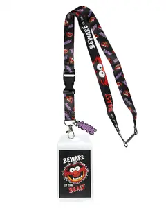 The Muppets Animal Lanyard | Muppets Animal ID Badge Holder With 2" Rubber Charm