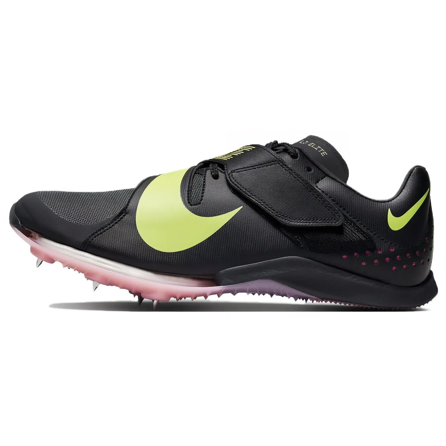 Nike Zoom Long Jump Anthracite Pink Volt' Stylish Comfortable Durable Non-slip Low Top Running Shoes Unisex CT0079-001