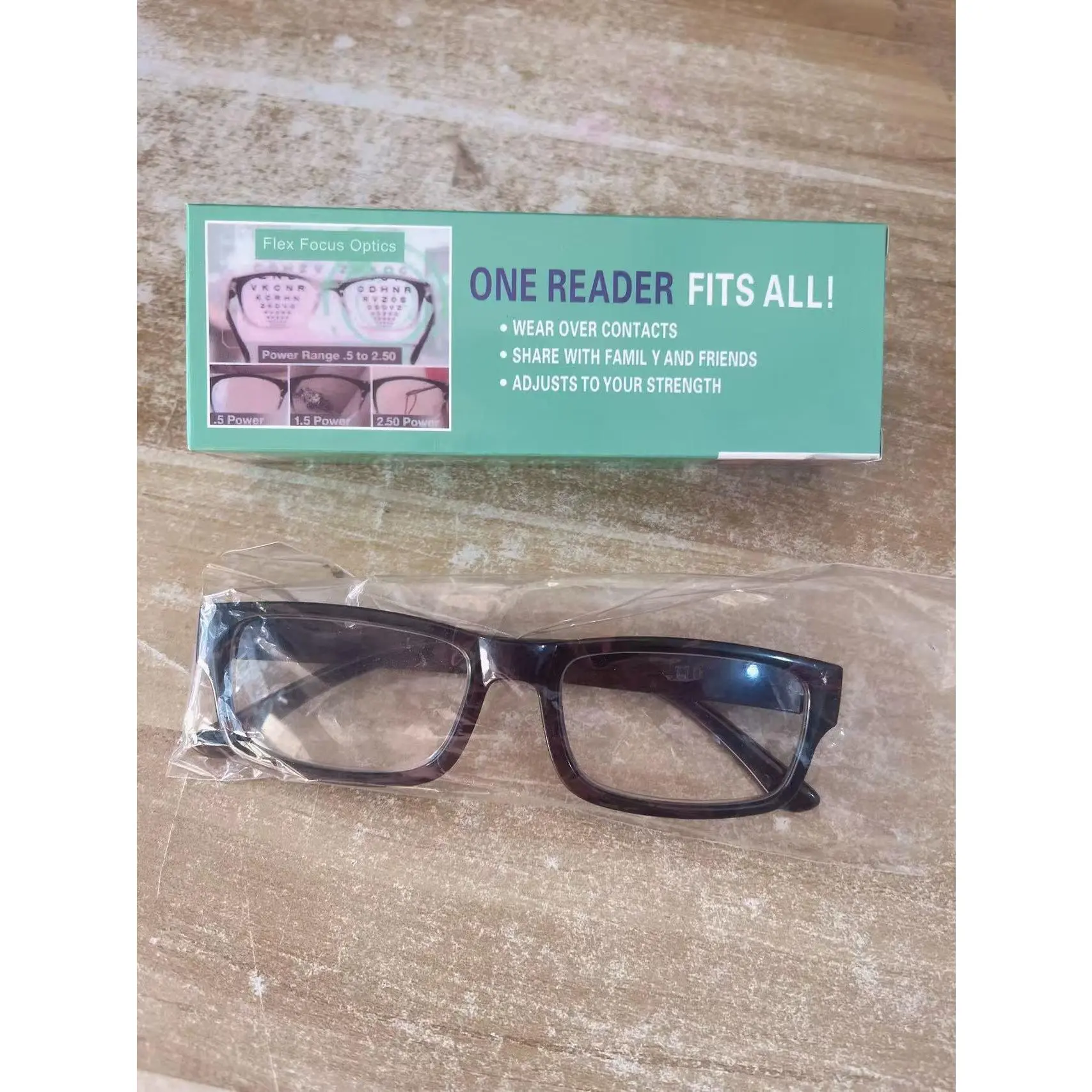 Small green box all black