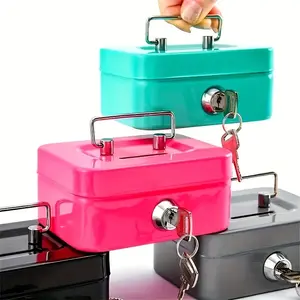 Functional safety - Features a theft-proof design with a metal lock - Portable money storage box, suitable for home, office and travel - Used for storing keys, cash and valuable items, sturdy and reliable