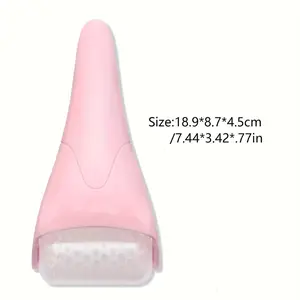 Cold Therapy Beauty Roller – Roller Head Can Be Filled with Water and Refrigerated, for Morning De-Puffing, Skin Calming and Pore Minimizing
