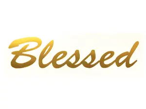 Blessed Sticker Decal for Car, Van, Truck and Excavator - Perfect to show off your faith stickers