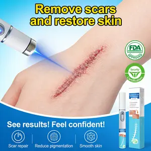 This home-use laser beauty pen is a skin-smoothing tool that improves uneven skin tone, fades scars, and features a portable design for easy daily home skincare.