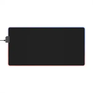 RGB LED Gaming Mouse Pad - Ideal for Gamers Desk Decor Night Gaming Setup Perfect Gift for Birthdays & Holidays with Colorful Lighting Effects