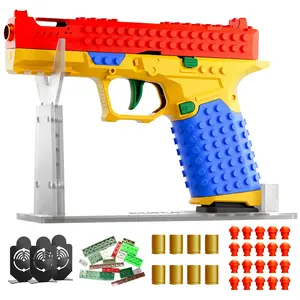 Buildrix SIG17 Assembled Building Blocks Soft Bullet Automatic Gun, Collectibles for Outdoor Games, Team Challenges, Festival Gifts (Jumpstart Sale)
