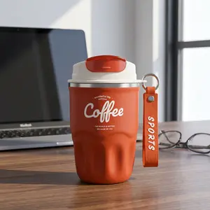 360ml 316 Stainless Steel Portable Coffee Thermos Cup, Minimal Car Travel Mug Gift