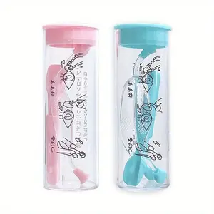 Easy-Use Soft Tip Tweezer For Color Contact Lenses - 1Pc Inserter & Remover Tool, Battery-Free Eye Care Accessory Gentle