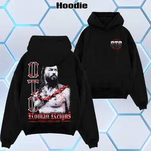 WWE 2026 - Retro Vintage Limited Edition Roman Reigns OTC Menswear Soft Oversized Wash Tee - Unisex Tshirt - Hoodie Premium Cotton Classic Top Apparel T-Shirt Seamless, Summer Outfits, Gift For Him Her, WWE Merch