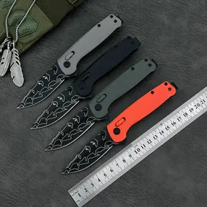Hot Pocket Folding Knife 440C Blade Nylon Fiberglass Handle EDC Carry Camping Outdoor Knife Jungle Survival Knife, Survival Gear, Survival Supplies, Outdoor Multifunctional Tools, Portable Multipurpose Knives, Christmas Gift, Stainless Steel Knives