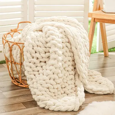 Chunky Knit Blanket Target TikTok Shop