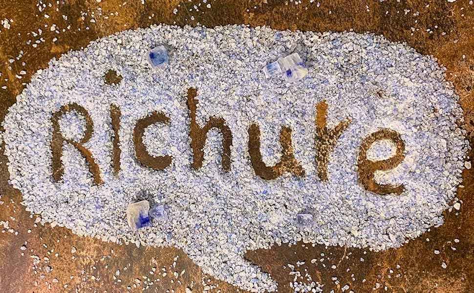 Ancient Blue Salt – Rare Mineral Treasure | High Potassium, Low Sodium, Pure & Unprocessed | Gourmet-Grade by Richure 100g (3.52 oz)