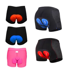 Unisex 3D Padded MTB Liner Shorts | Anti-Chafing Breathable Moisture-Wicking All Season Cycling Workout Underwear Jock Underwear