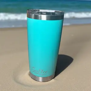 SALTEE Cups 20 oz Stainless Steel Vacuum Insulated Tumbler w/ MagSlider Lid