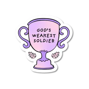 God's Weakest Sticker