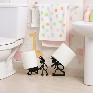 Cute Modern Ant Design Paper Towel Holder, Toilet Paper Holder, Elegant Bathroom Accessory, Ideal Gift for Home Office Decor, Adds Humor & Style