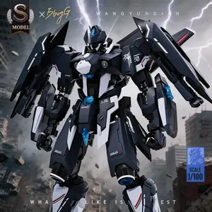 Blue Force J20 Mecha Model, 1/48 Scale Transformable Air Defender, High Mobility Interceptor, Sapphire Metal Paint Finish, Epic Warrior Collectible Gift