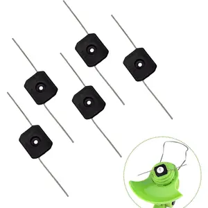 Trimmer Head Accessories, Replacement String Blades for Cordless Weed Wacker, Electric Weed Cordless Eater Battery Powered Brush Cutter String Blades Heads for Weed Trimmer(Weed Wacker String*5)