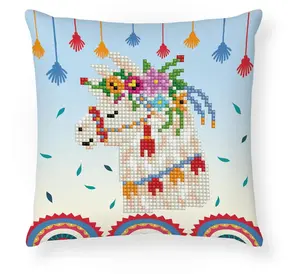Llama Party-Mini Pillow