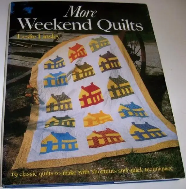 USED Book - More Weekend Quilts: 19 Classic Quilts to Make With Shortcuts and Quick Techniques by Leslie Linsley (Hardcover) - english