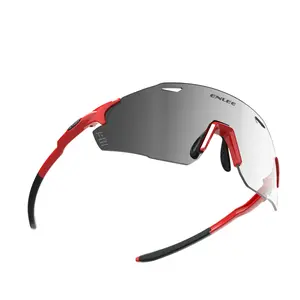 ENLEE New Road Bike Color-Changing Cycling Glasses Unisex Outdoor Running Sunglasses Prescription Compatible 2025