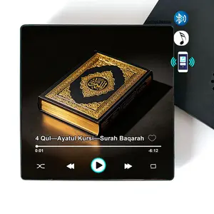 Islamic Quran Bluetooth Fridge Magnet, Mini Magnetic Speaker with Surah Audio, Wireless Connection, Spiritual Home Decor, Perfect Gift for Ramadan, Eid, Birthday, Family and Friends picture