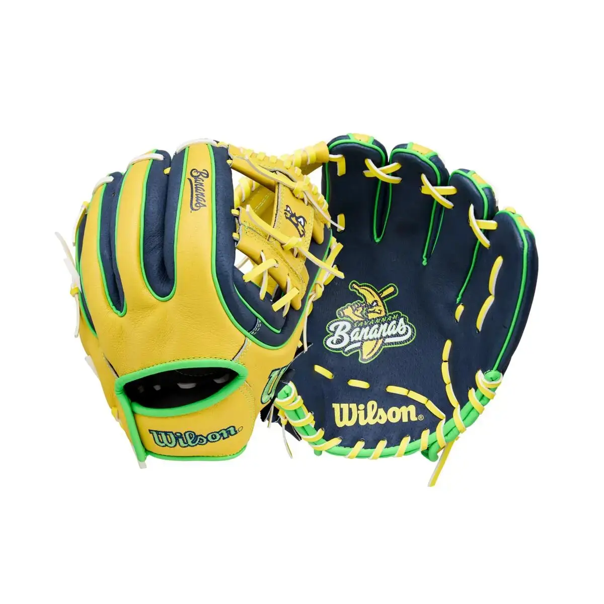 Wilson A450 11" Savannah Bananas Youth Baseball Glove WBW10419211
