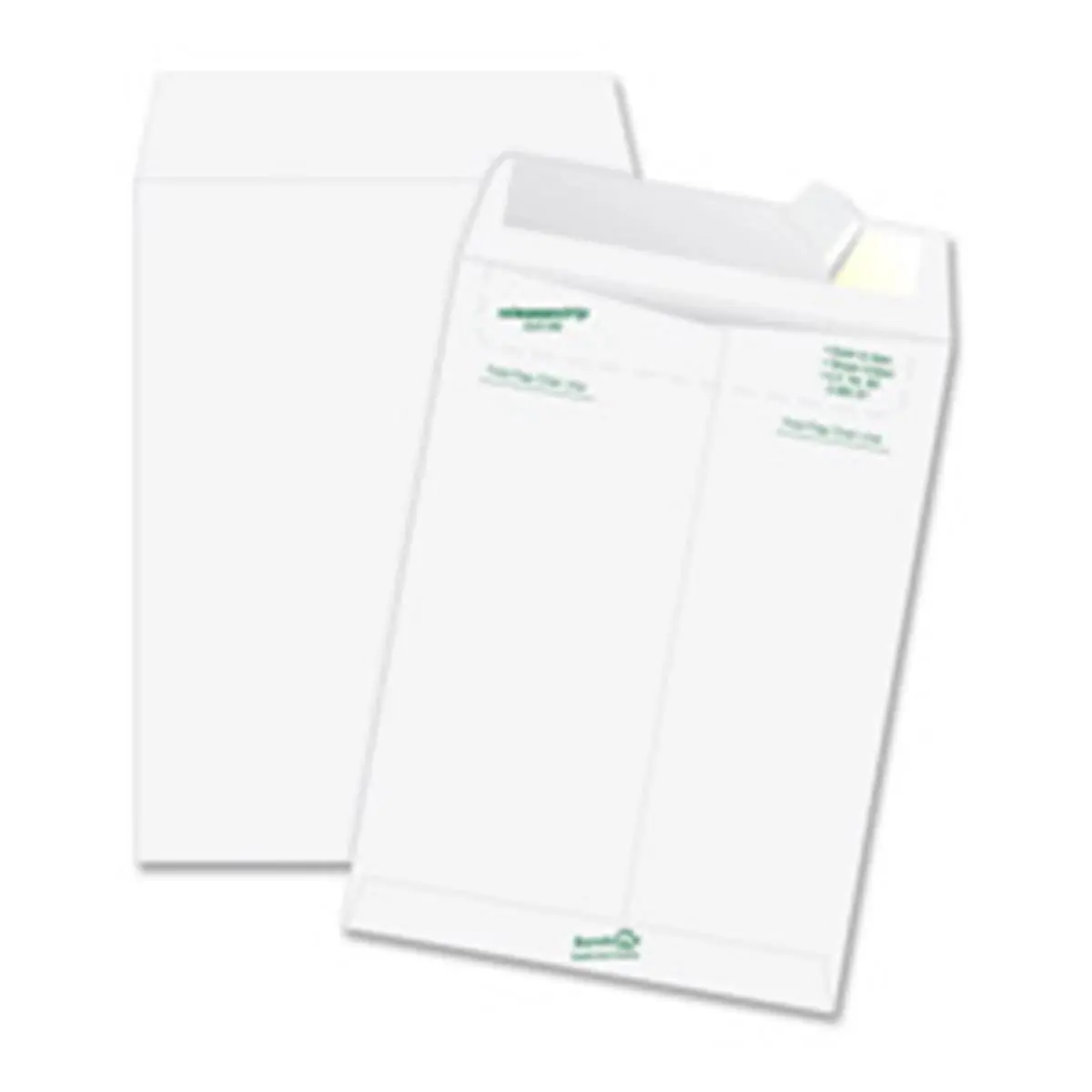 Quality Park Products QUAR1460 Lightweight Moisture-Resistant Tyvek Open-End Envelope - Plain - 9in.x12in. - White - Convenient Flap-Stik Closure with Patented Release Strip, Save On Postage Costs