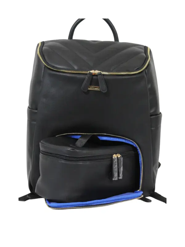 Minkeeblue Nichet Backpack MinkeeBlue Nichet Backpack with Insulated Lunch Bag, Shoe  main image 3