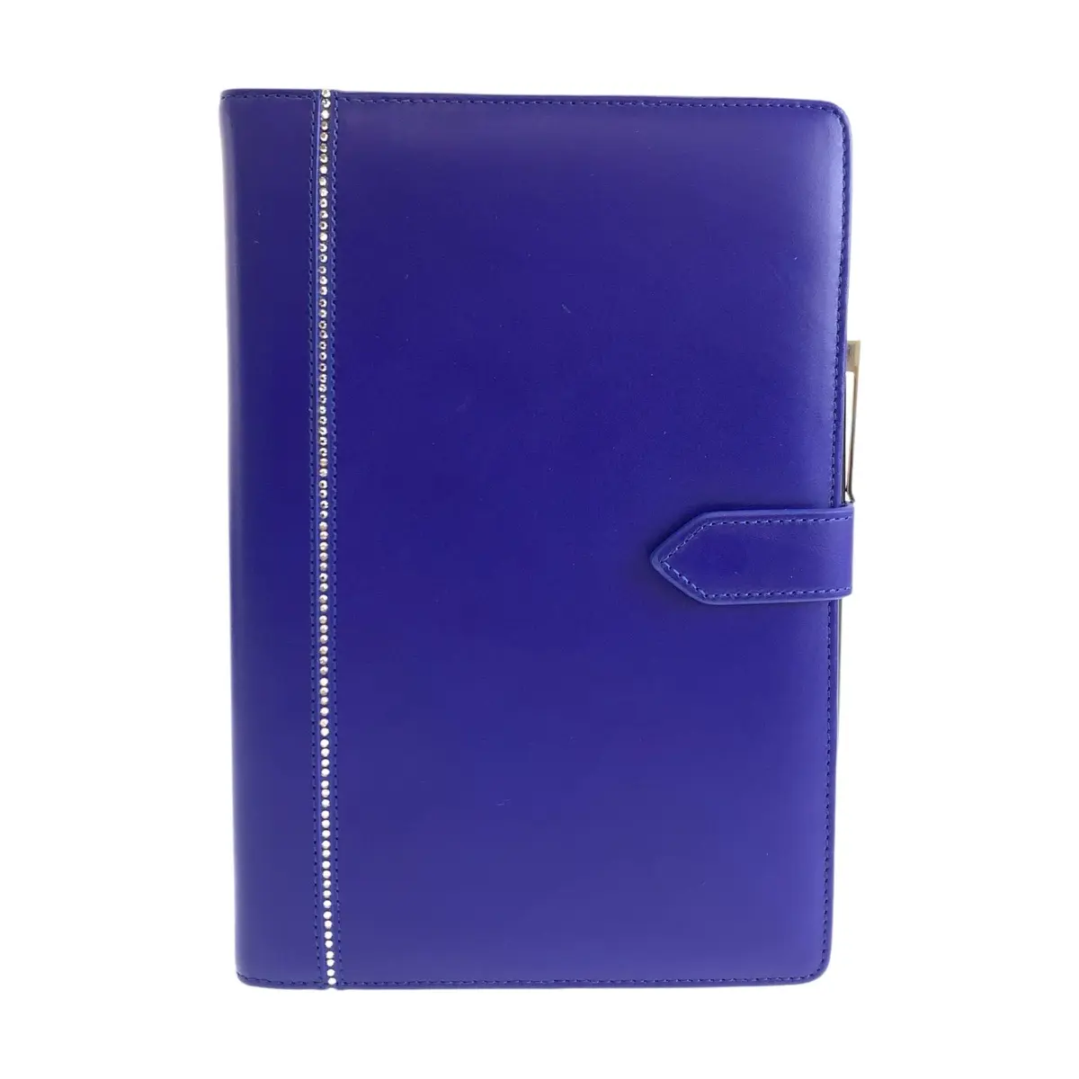 Pre-owned Swarovski Vegan Leather Small Leather Goods Synthetic Leather Notebook Set