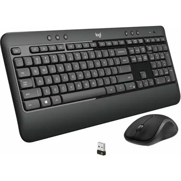 Logitech MK540 Advanced Wireless Keyboard and Mouse Combo Set, Ergonomic Computer Accessory for Home, Office Use