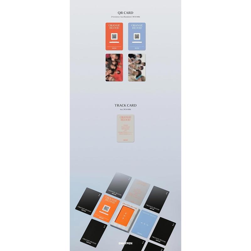 Enhypen Mini Album Orangeblood, Christmas Edition, K-Pop Music CD, Perfect Gift for Fans & Collectors, Limited Release