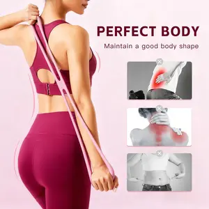 Perfect Body Figure 8 Resistance Band TPE 8-Shaped Training Band for Women Silicone Chest Expander Home Gym Yoga Equipment Stretching Gear Fitness Accessories