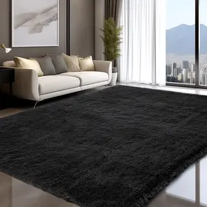 FAMVAL Cozy Soft Shag Area Rug, Fluffy Non-Slip Plush Carpet for Bedroom Living Room Nursery Decor