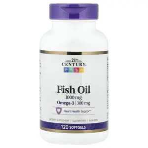 21st Century Fish Oil, 1,000 mg, 120 Softgels