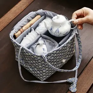 Auction Night Travel Teaware Storage Pouch