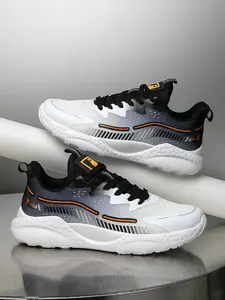 Men's Trendy Classic and Running Shoes, Comfortable Breathable Mesh Workout Sneakers, Fashion Patchwork Colorblock Athletic Footwear
