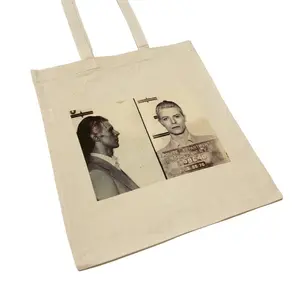 David Bowie Mugshot Tote Bag Famous Celebrity Mugshot High Quality Print 957