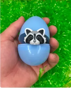 3D Printed Raccoon Fidget, Articulating Raccoon Fidget Toy, Cute Trash Panda Gift, Articulated Trash Panda, Desk Buddy, Party Favor