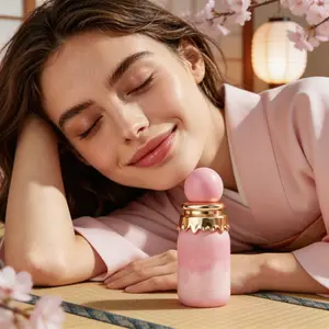 Long-wearing approachable sweet aura booster with collectible sculptural bottle design, complete packaged set great for daily commute, dates and girls’ casual hangouts Floral Marshmallow Strawberry Perfume Gourmand