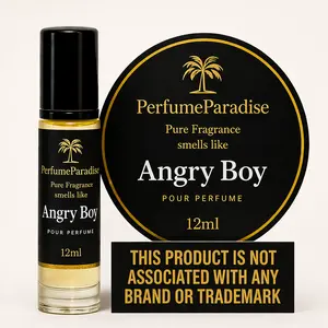 PERFUMEPARADISE Angry Boy Roll-On Scent Oil – 12ml Alcohol-Free Long-Lasting Oil-Based Fragrance | Travel-Friendly Roller Bottle