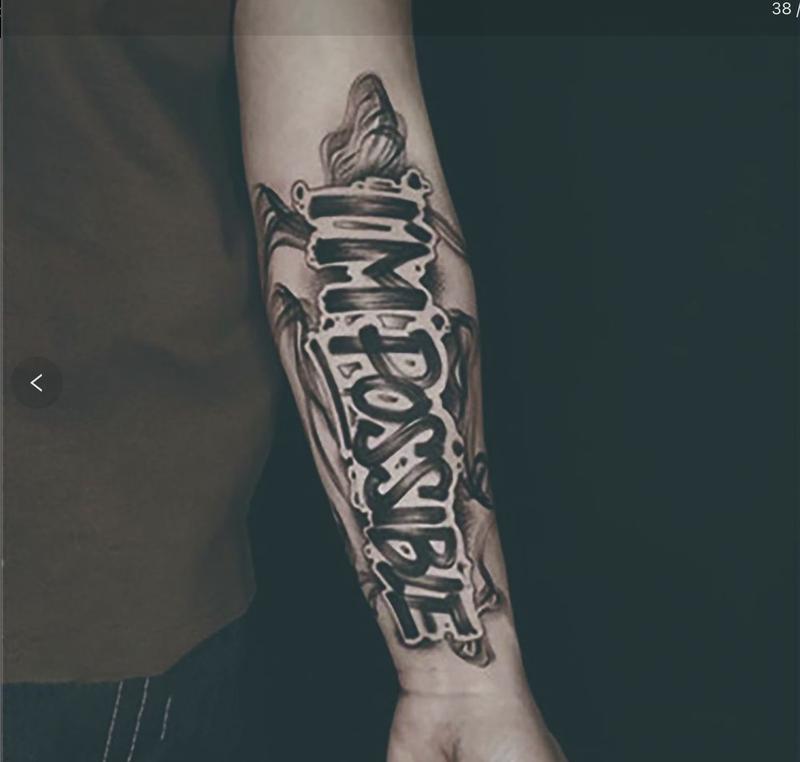 Realistic BIG Temporary Arm Tattoos: Non-Reflective, Herbal, Fake Men Tattoos, Waterproof