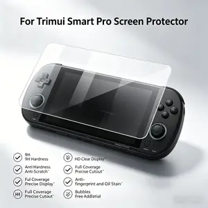 Trimui Smart Pro Tg5050 Tempered Glass Screen Protector, 9h Hardness, Anti-Scratch, Ultra-Clear, Full Coverage, Easy Installation