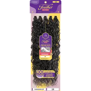 Outre Purple Pack Brazilian Bundle - Feather Crochet Hawaiian 18"