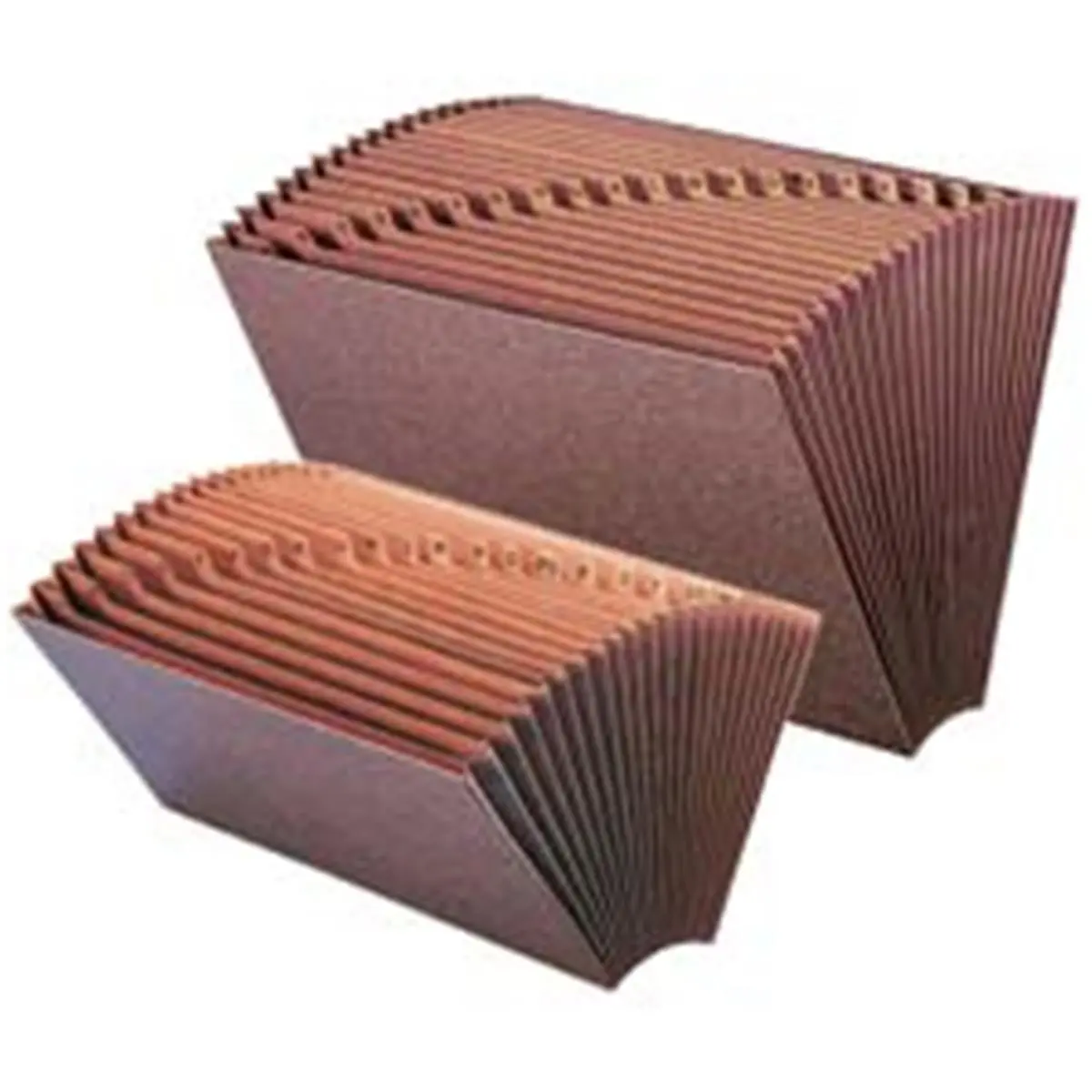 212 MAIN No-Flap A-Z Letter Size Expanding File Folder, 12in x10in, 21 Pockets, 7/8" Expansion, Double-Thick Panels with Extra Thick Reinforcement, Linear-Board, Super Tuff Bonding Strength, 30% Post-Consumer Material for Car & Desk Office Filing