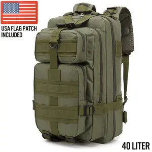 40L Tactical Bugout Bag for Hiking, Camping, Travel, and Emergency Gear