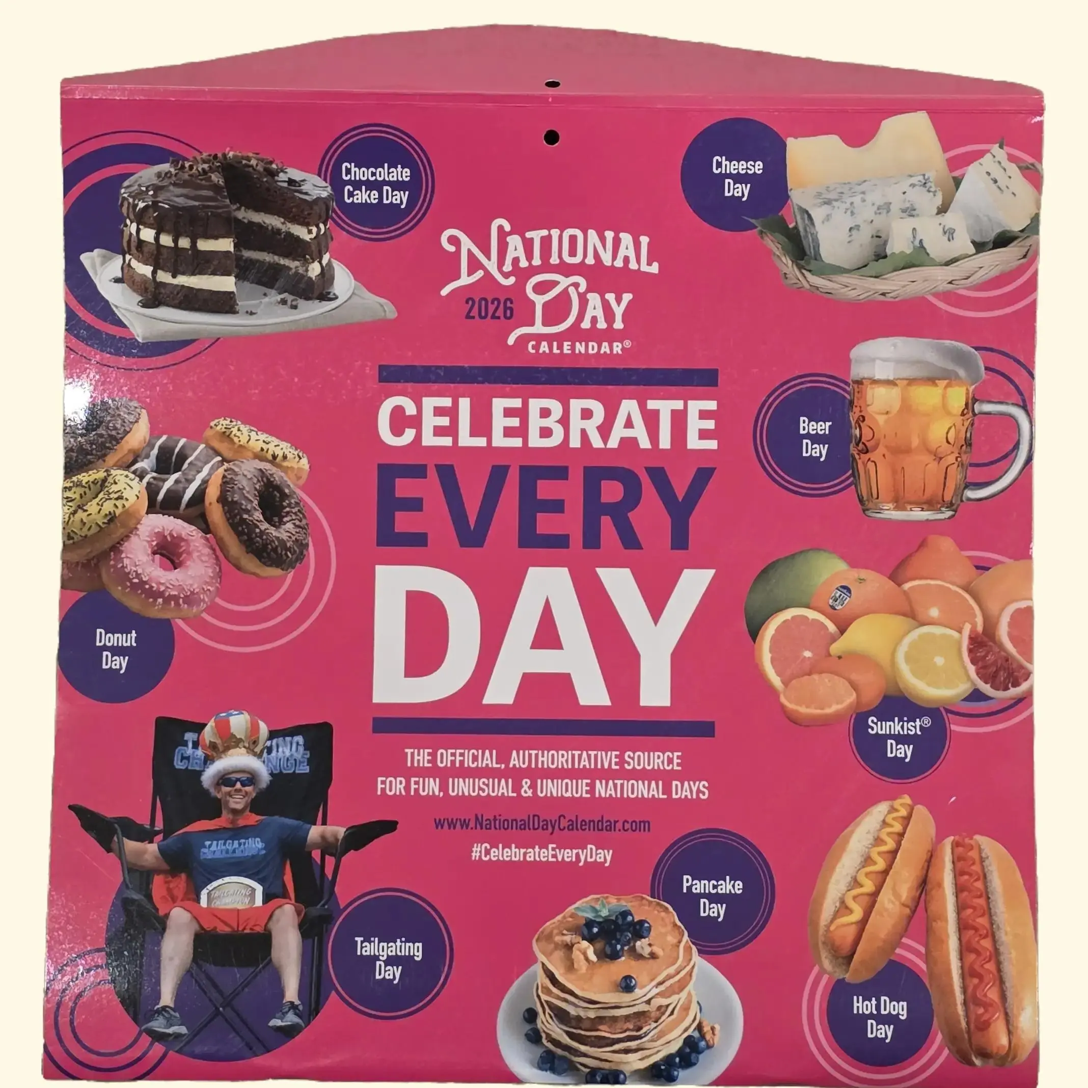National Day Calendar 2026 Official Wall Calendar with Over 1500 Verified National Days Weeks & Months Perfect for Home Classroom or Office