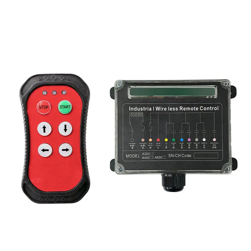 A400 4 keys single speed Industrial Wireless Radio Crane Remote Control switches Hoist truck Crane Lift Controller